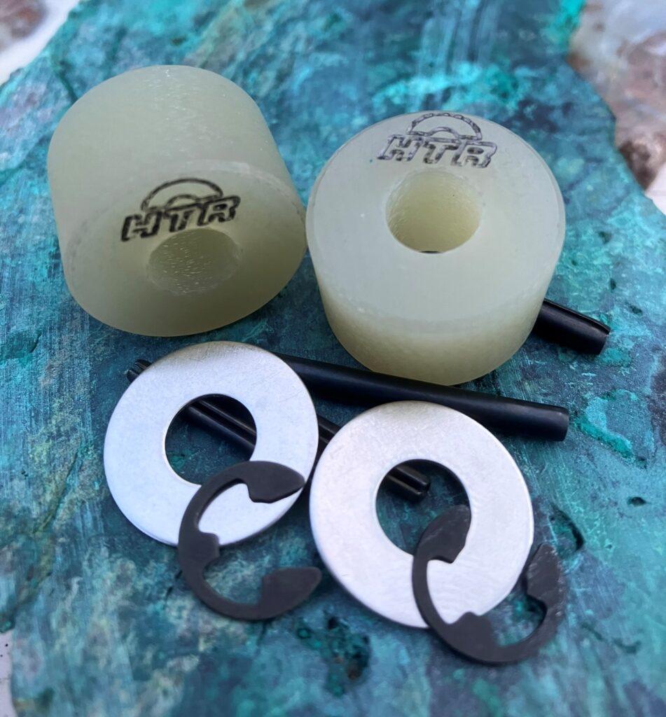 Hi-Torque secondary clutch rollers – precision machined with thermoset composite material for reliability, performance and smooth power delivery from CVT clutches on Ski-doos