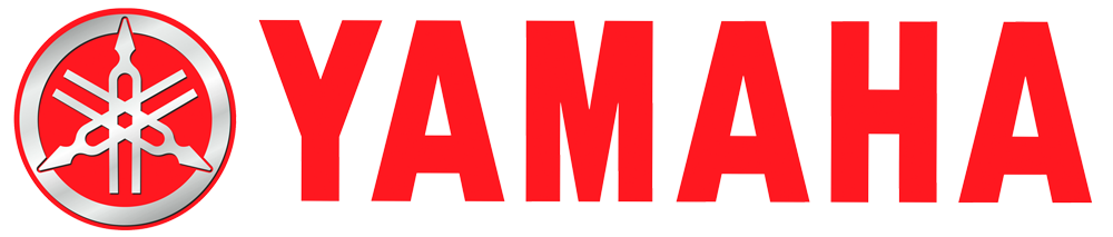 Yamaha logo in red - The iconic emblem symbolizing the Yamaha brand