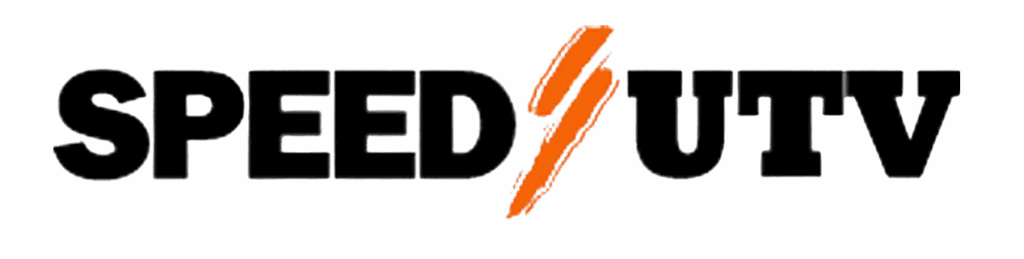 Speed UTV logo in black and orange