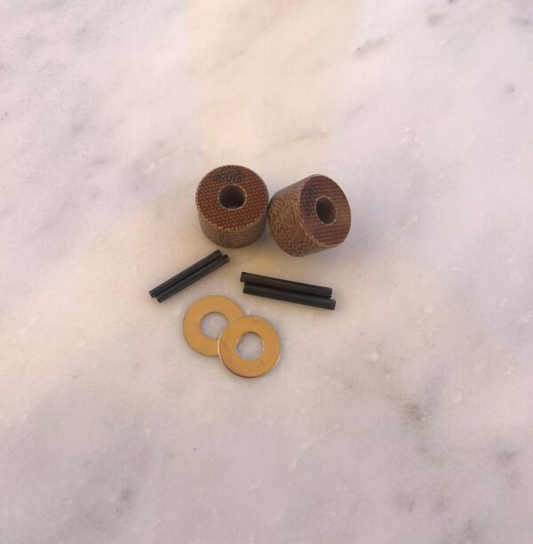 Three Hi-Torque clutch rollers for Can-Am UTV clutch and two stainless washers and two pairs of roll pins
