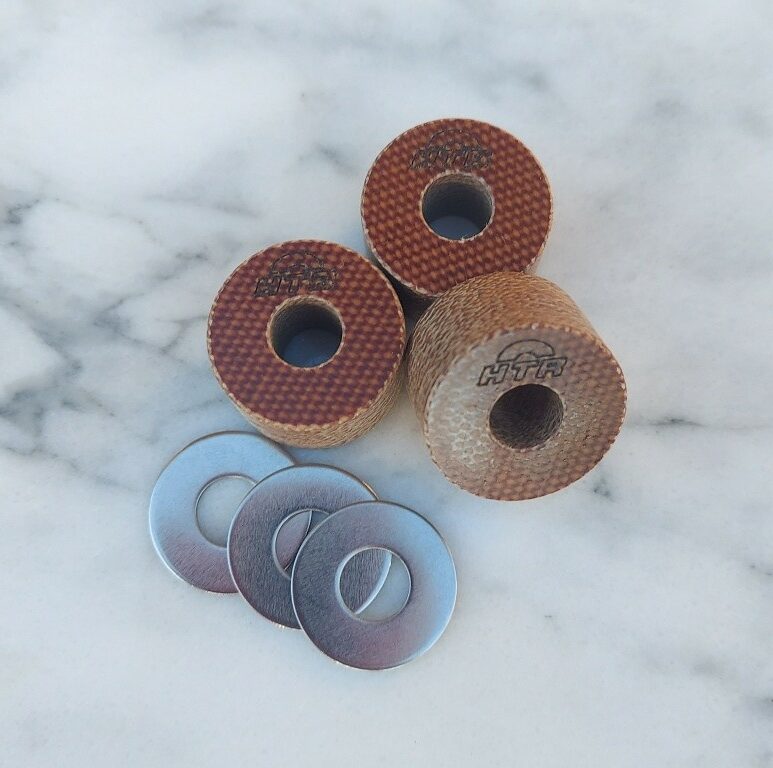 Three Yamaha Sidewinder Hi-Torque clutch rollers and three stainless steel washers